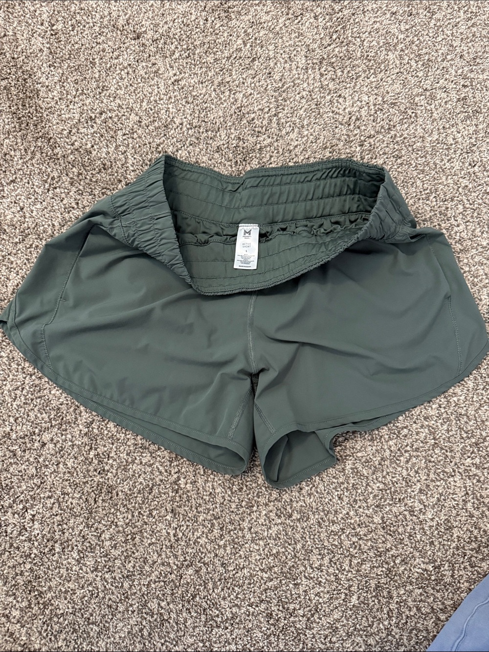 Women’s Olive Green Athletic Shorts